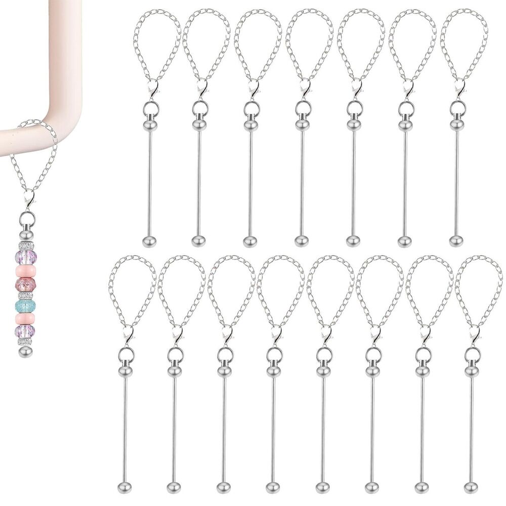 3626 Beadable Cup Charms Metal Silver Cup Chain Decoration Cups Accessories